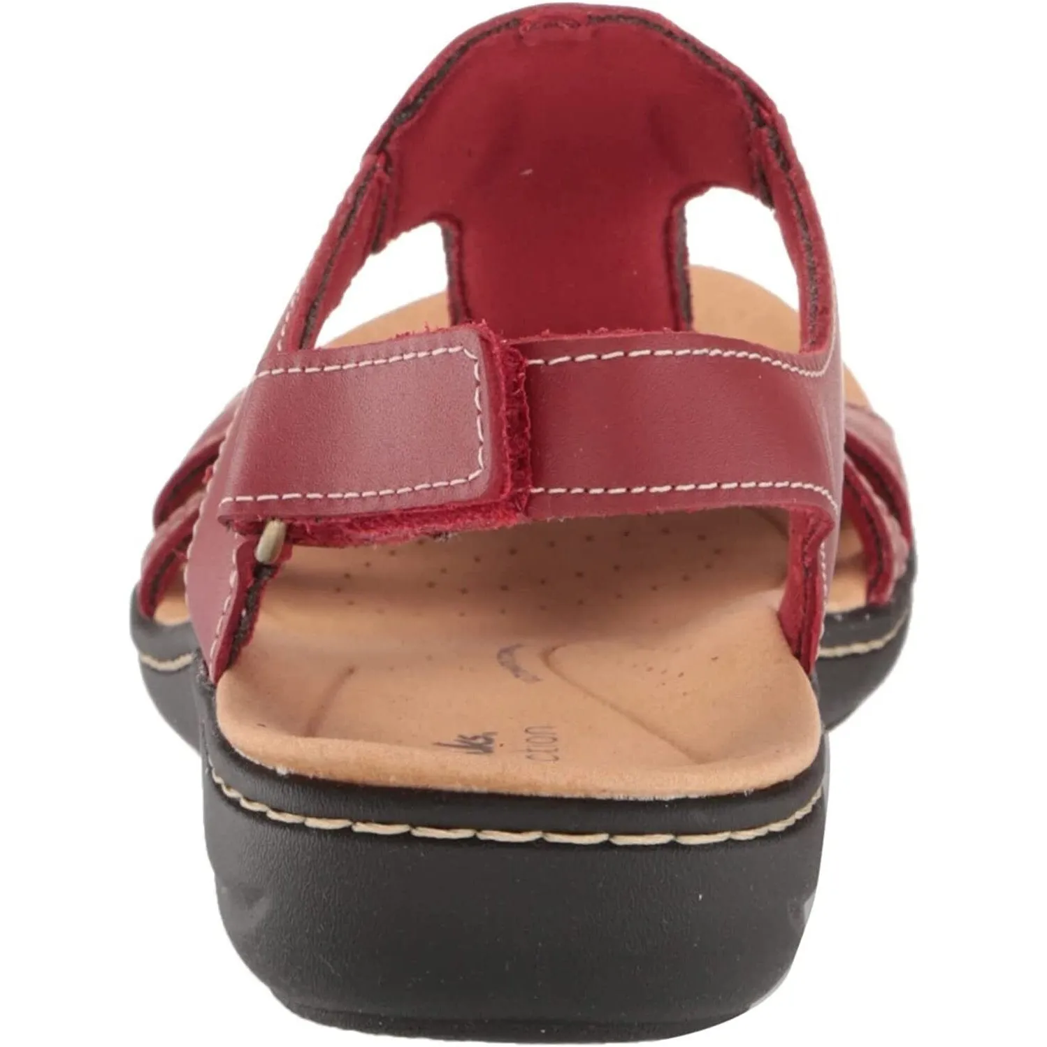 Clarks Women's Laurieann Kay Shoes Red Leather