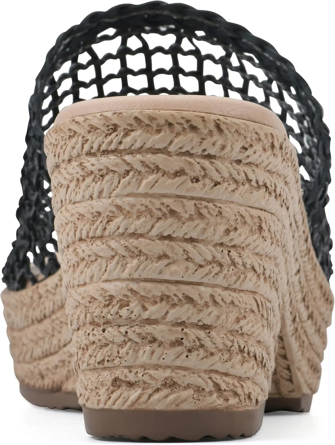 CLIFFS BY WHITE MOUNTAIN Women's Biankka Platform Woven Slide Sandal