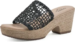 CLIFFS BY WHITE MOUNTAIN Women's Biankka Platform Woven Slide Sandal