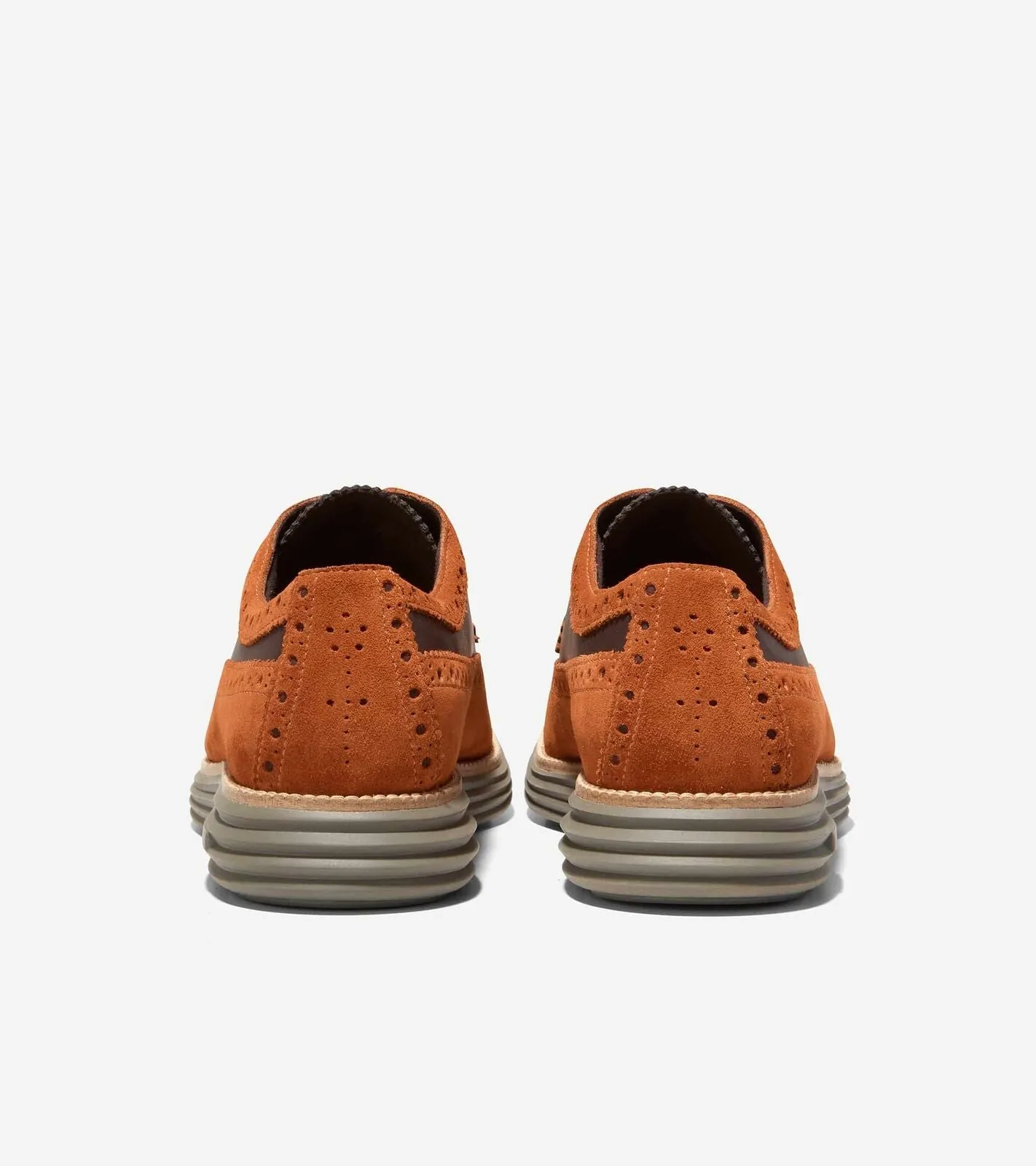 Cole Haan Men's ØriginalGrand Remastered Longwing Red Brown-DK Chocolate C37454