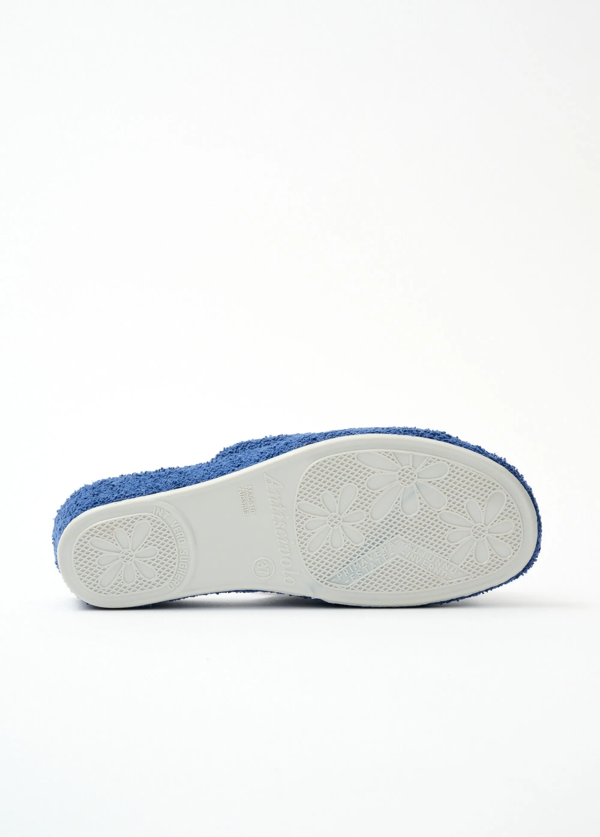 Comfort width canvas mule slippers