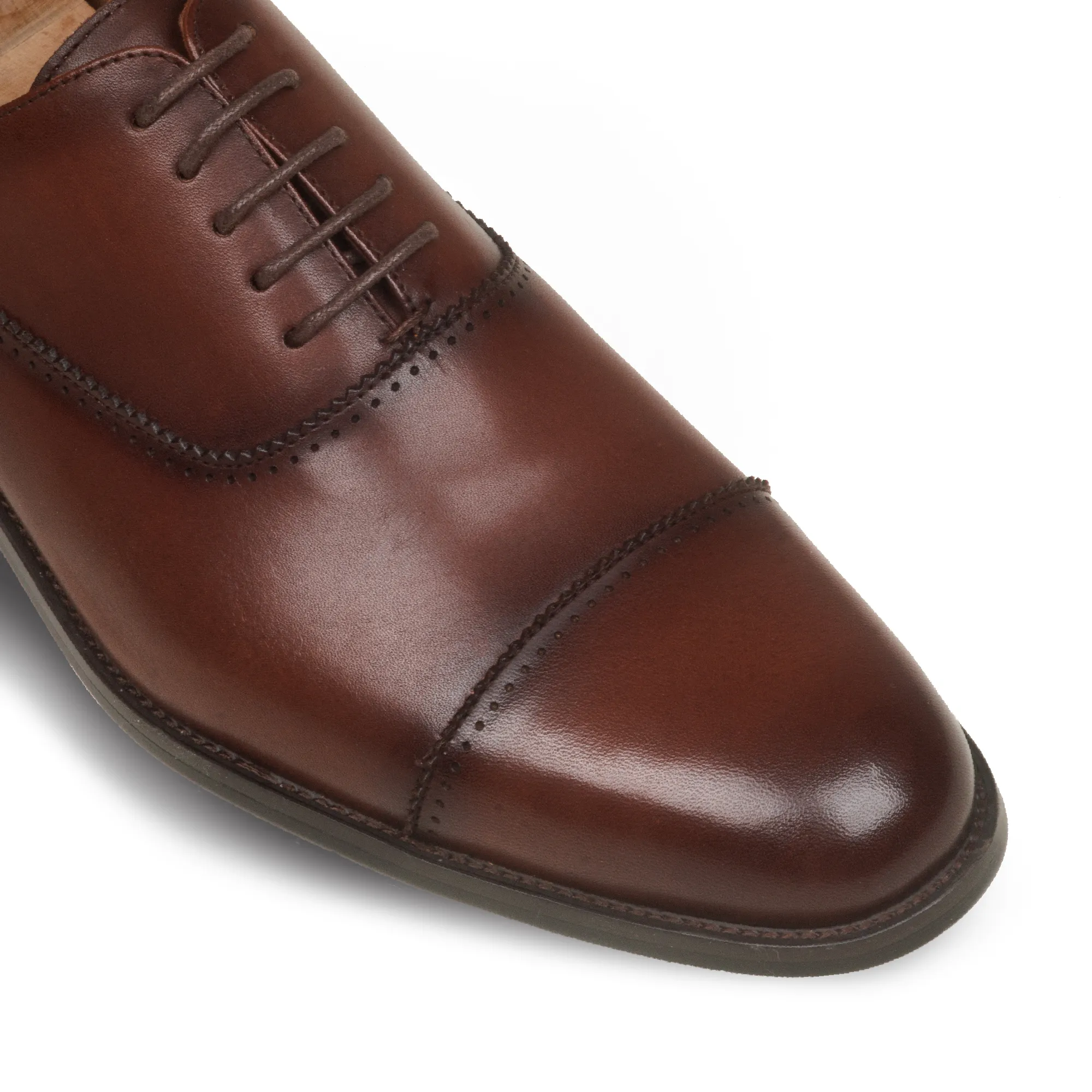 Conrad Cap Toe Coffee
