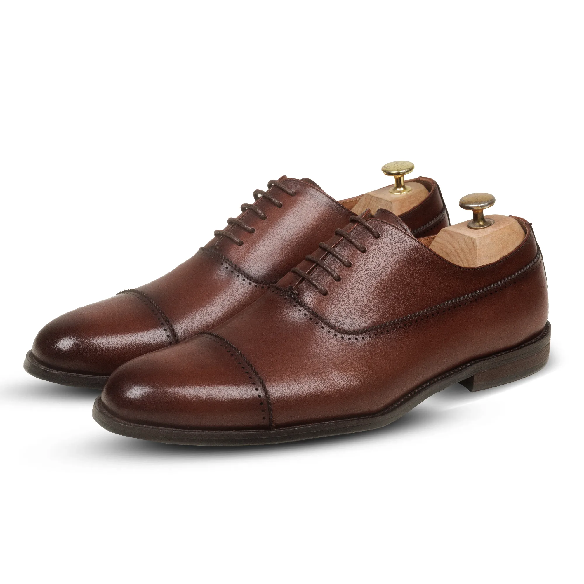 Conrad Cap Toe Coffee