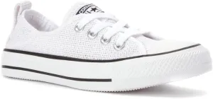 Converse Womens Chuck Taylor All Star Shoreline White Sneaker - 9.5