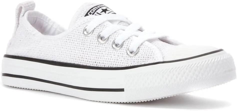 Converse Womens Chuck Taylor All Star Shoreline White Sneaker - 9.5