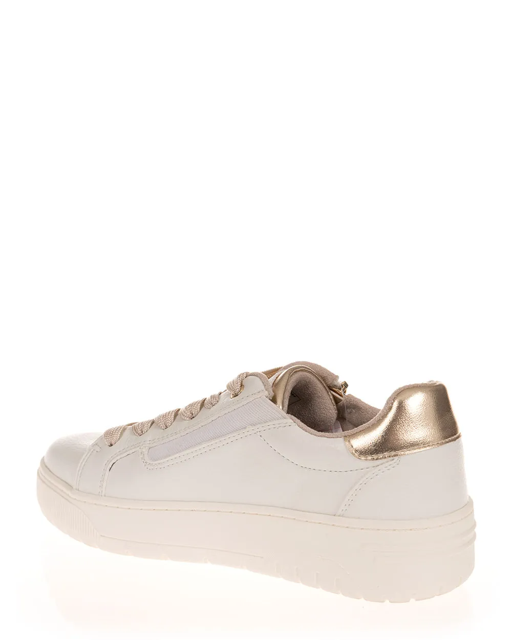 Cortina SJ 624330 White & Platina Leather Sneaker