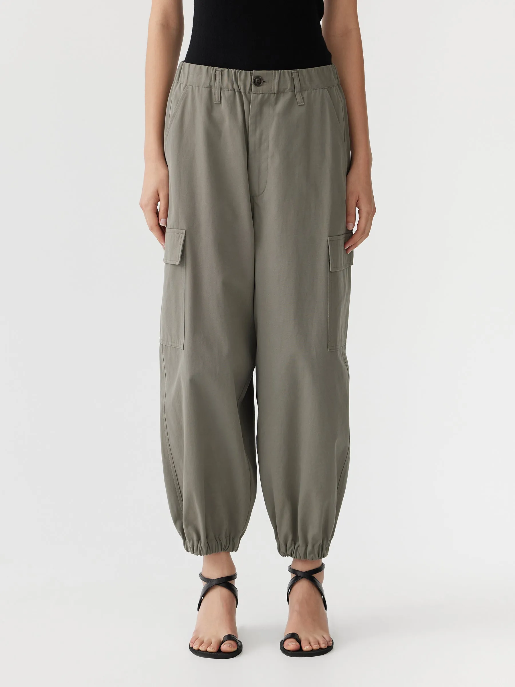 Cotton Canvas Cargo Pant