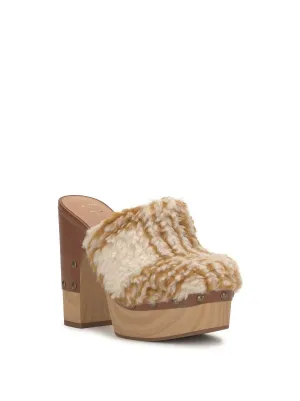 Dasally Platform Mule in Black