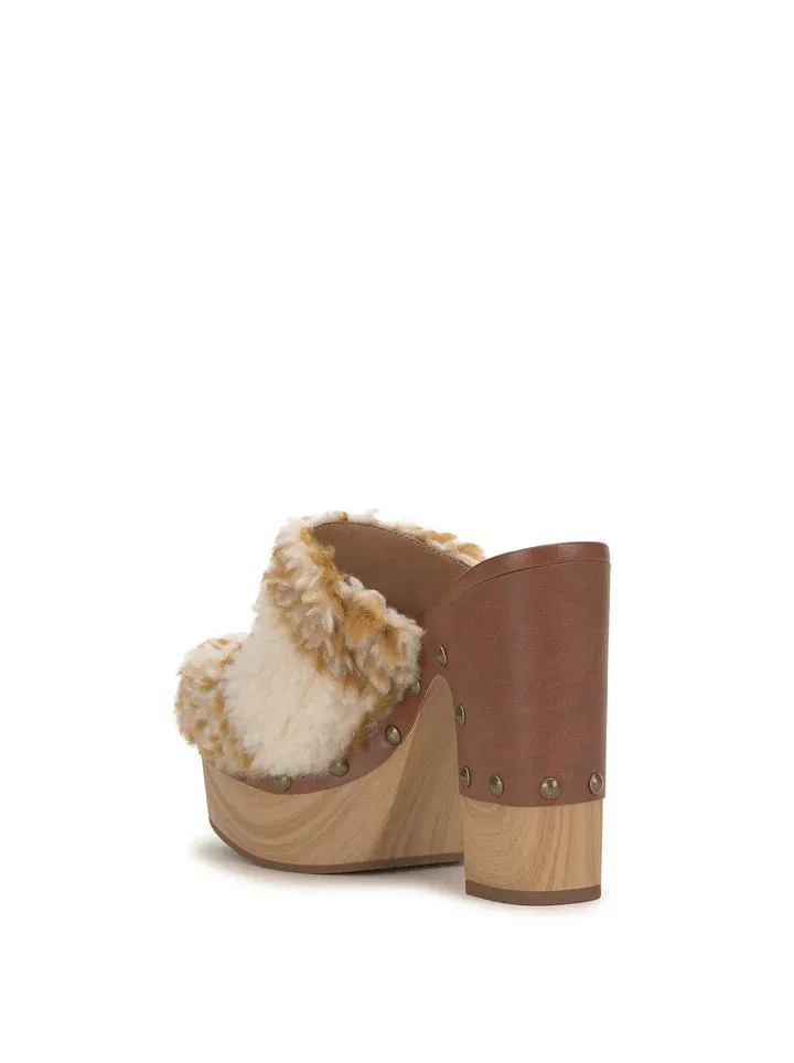 Dasally Platform Mule in Black