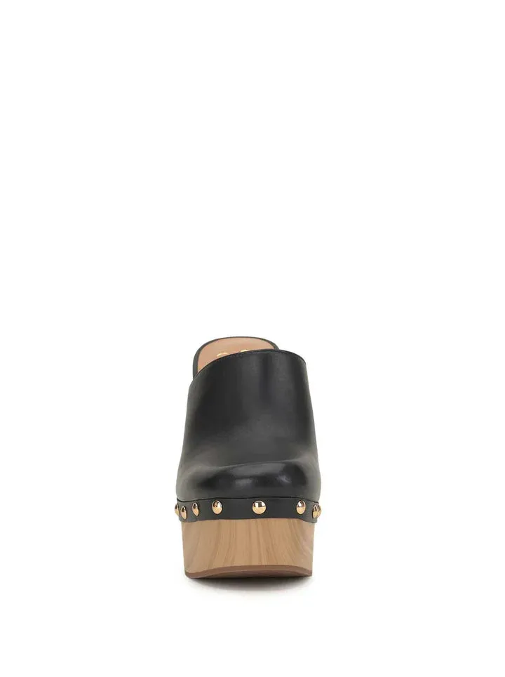Dasally Platform Mule in Black