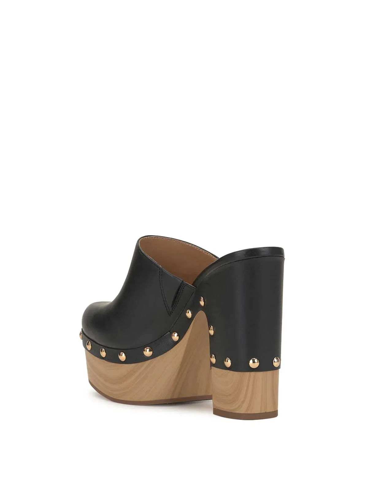 Dasally Platform Mule in Black