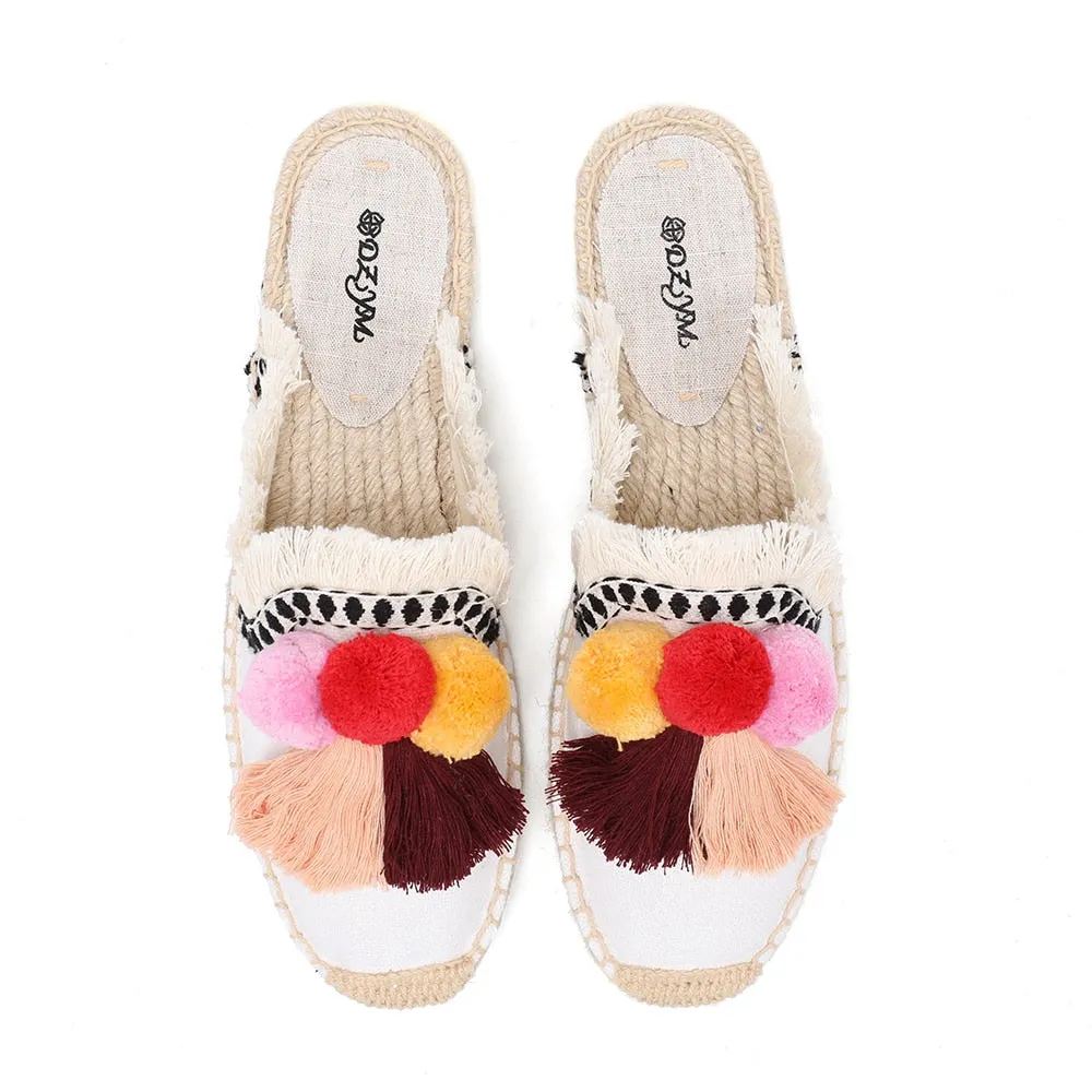 Door-to-door delivery Hemp Sunshine Multicolours Optimized Slippers in