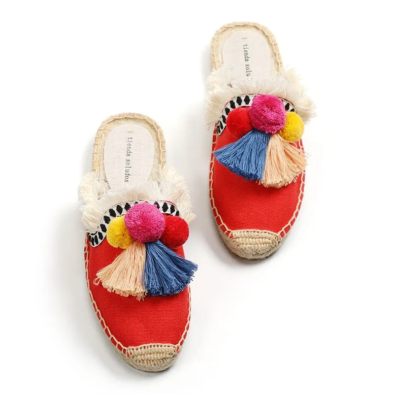 Door-to-door delivery Hemp Sunshine Multicolours Optimized Slippers in