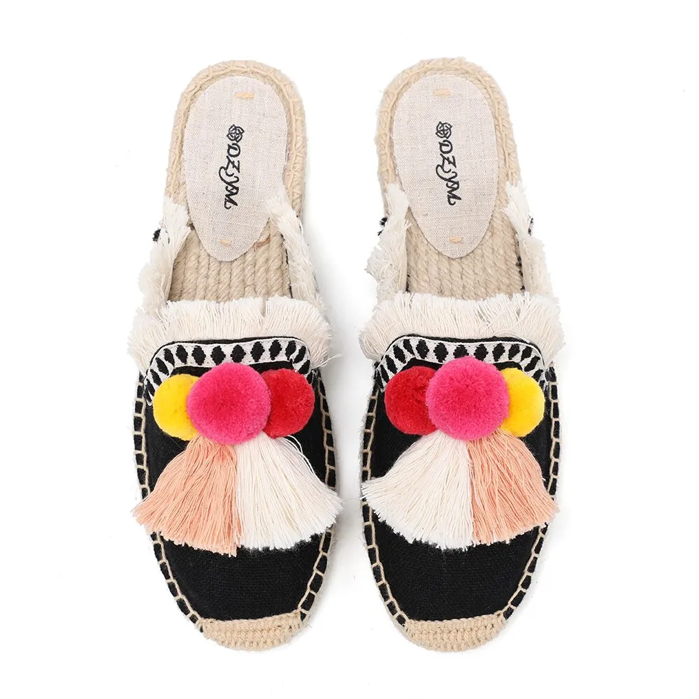 Door-to-door delivery Hemp Sunshine Multicolours Optimized Slippers in