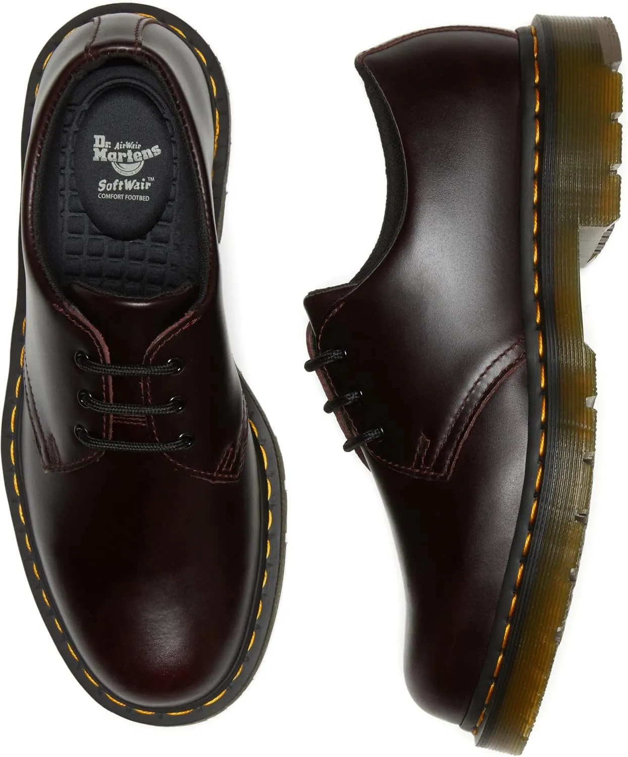 Dr. Martens 1461 Originals, Unisex, Oxblood, Soft Toe, Slip Resistant, Work Oxford