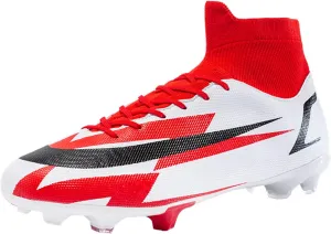 DRESER Competitive Adult Football Shoes Men's and Women's Outdoor Football Shoes Track and Field Turf World Team Non-Slip Shoes Running Sports Lightweight Breathable Non-Slip Shock-Absorbing Shoes