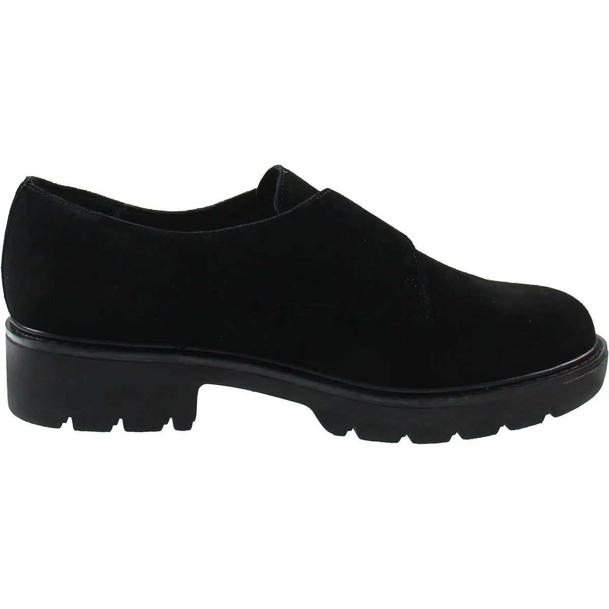Easy Spirit Womens Kasen Buckle Leather Loafer Heels