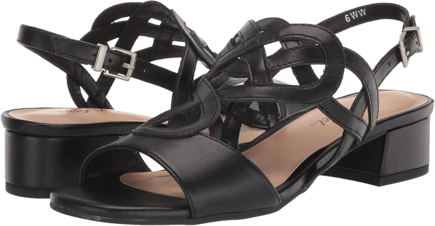 Easy Street Women's Catrin Block Heel Sandal Heeled