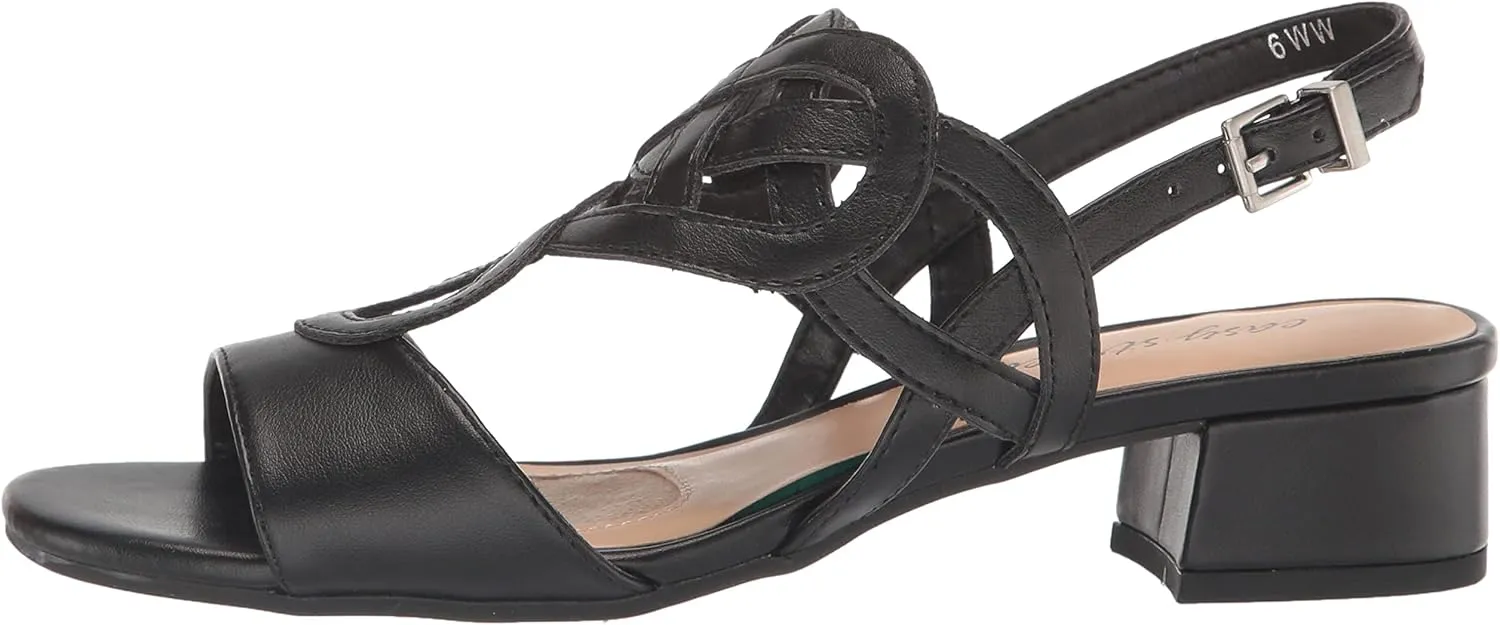 Easy Street Women's Catrin Block Heel Sandal Heeled