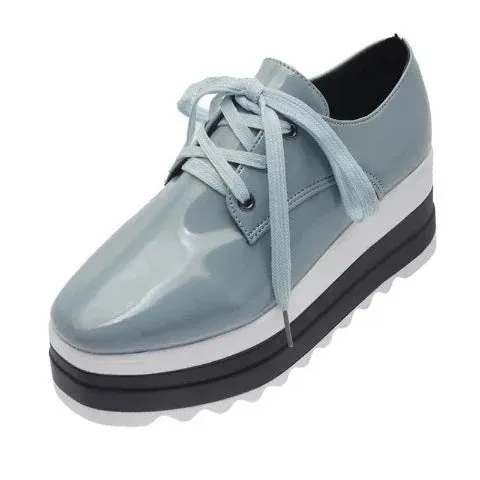 Eithne Platform Wedge Brogues - 3 Colors