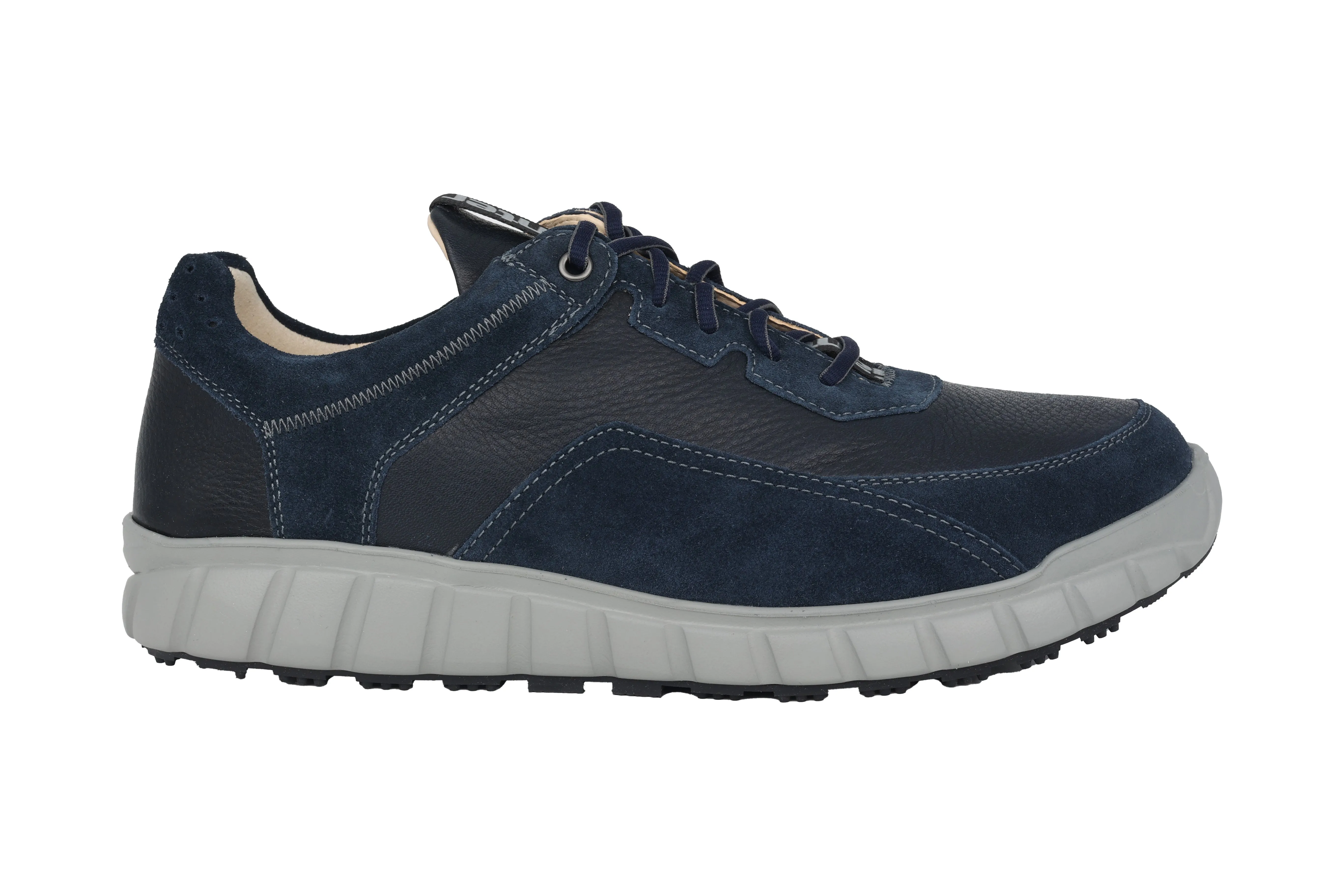 'Evo' men's walking rolling wide fit (H) sneaker  - Blue
