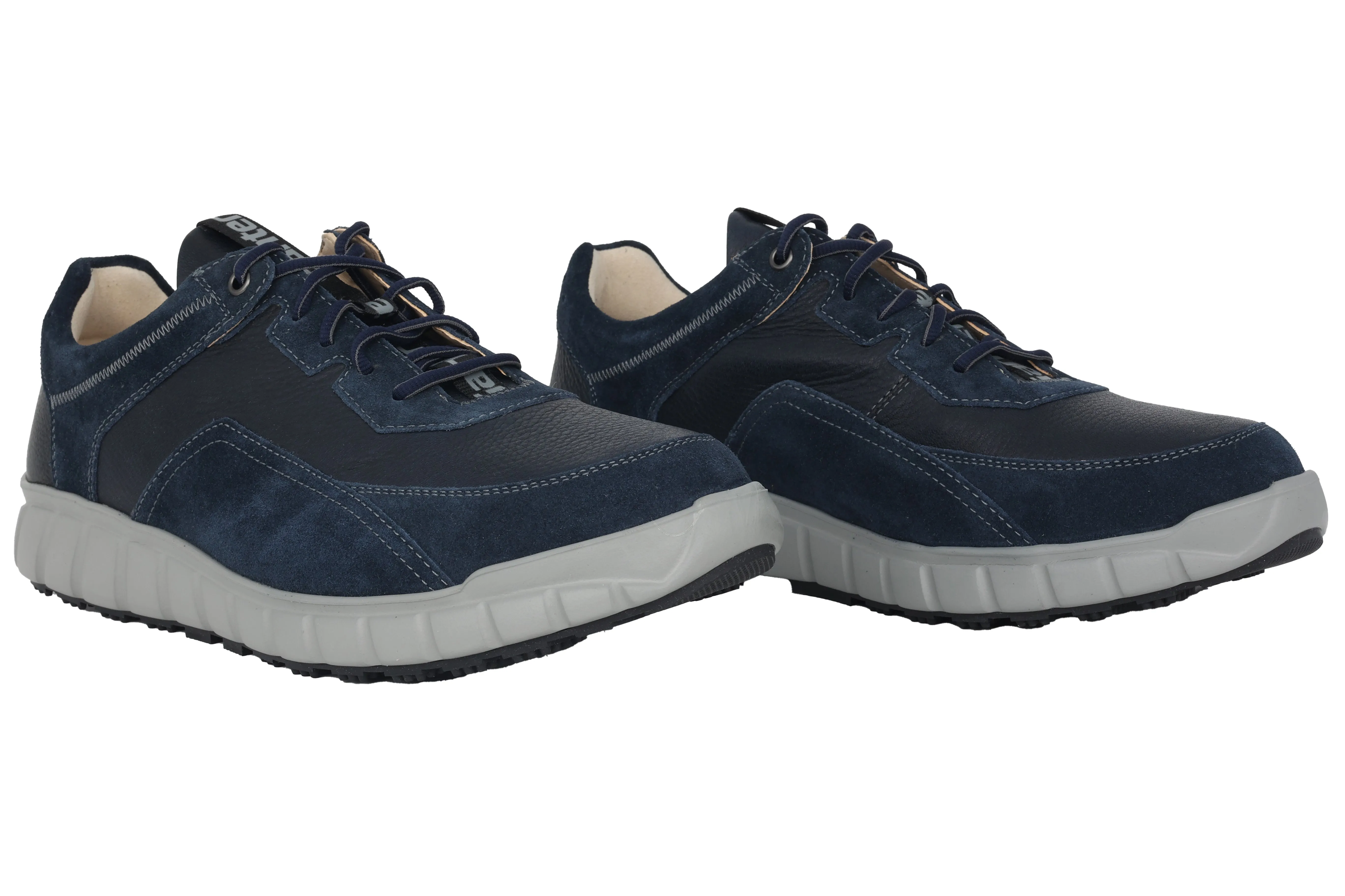 'Evo' men's walking rolling wide fit (H) sneaker  - Blue
