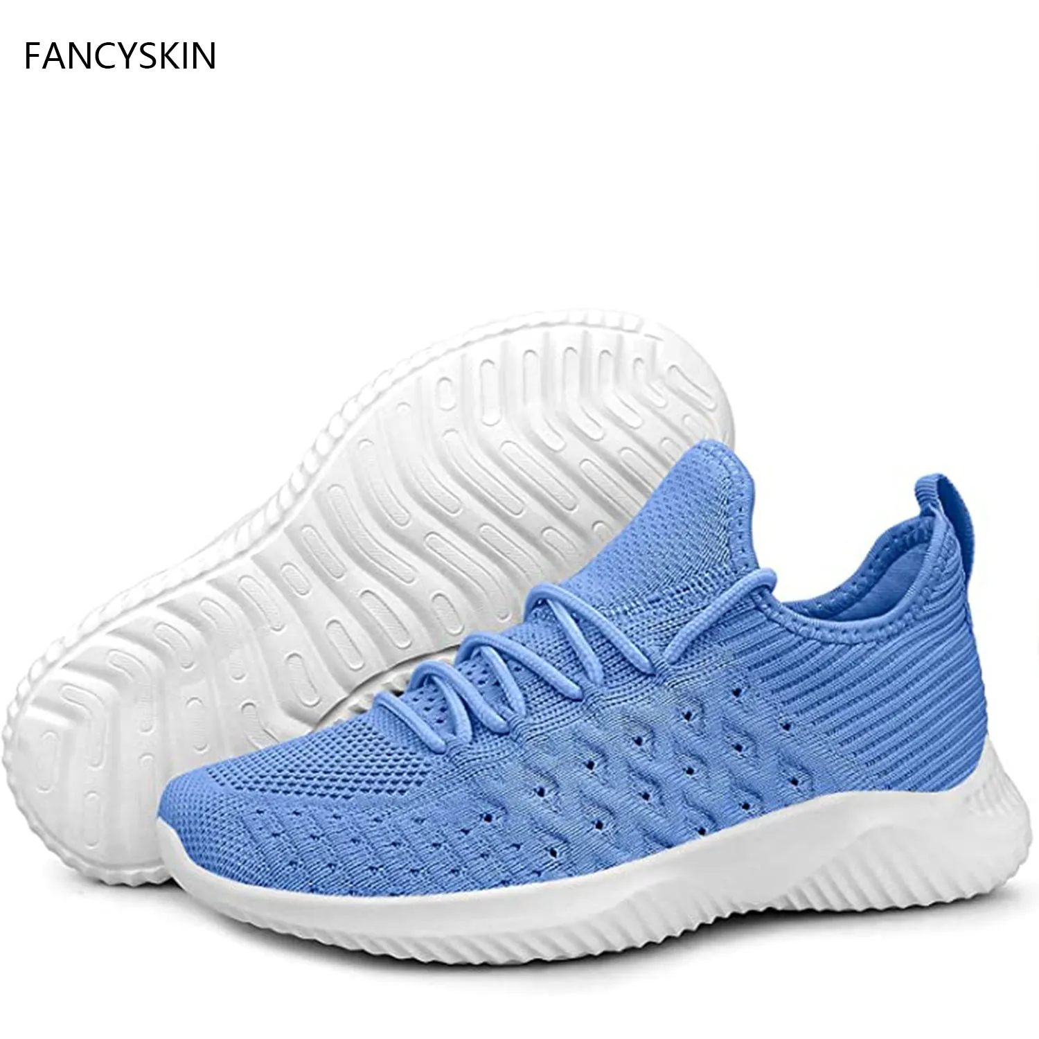 FANCYSKIN Womens Slip On Walking Shoes Non Slip Running Shoes