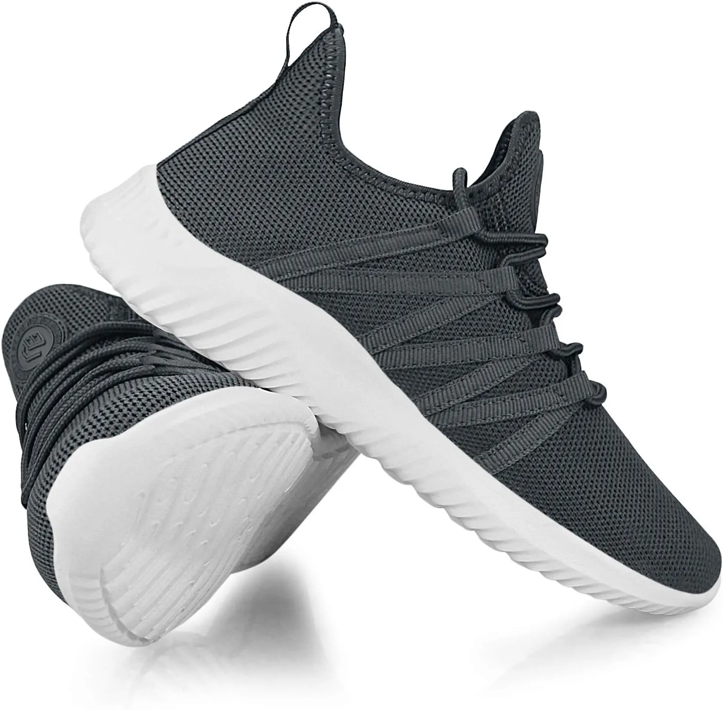 Feethit Womens Slip On Running Shoes Non Slip Walking Shoes Lightweight Gym Workout Shoes Breathable Fashion Sneakers