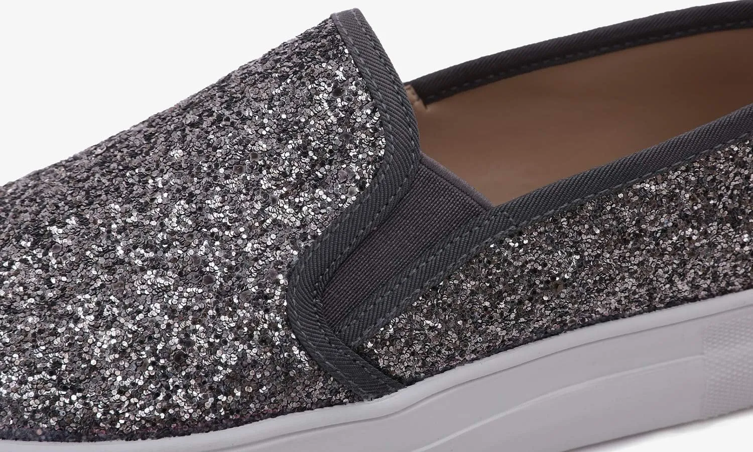 FEVERSOLE Women's Fashion Slip On Sneaker Casual Platform Loafers