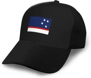 Flag of Patagonia Baseball Cap for Men Women Baseball Hat Outdoor Casual Breathable Caps Adjustable Trucker Hat Dad Hats Black