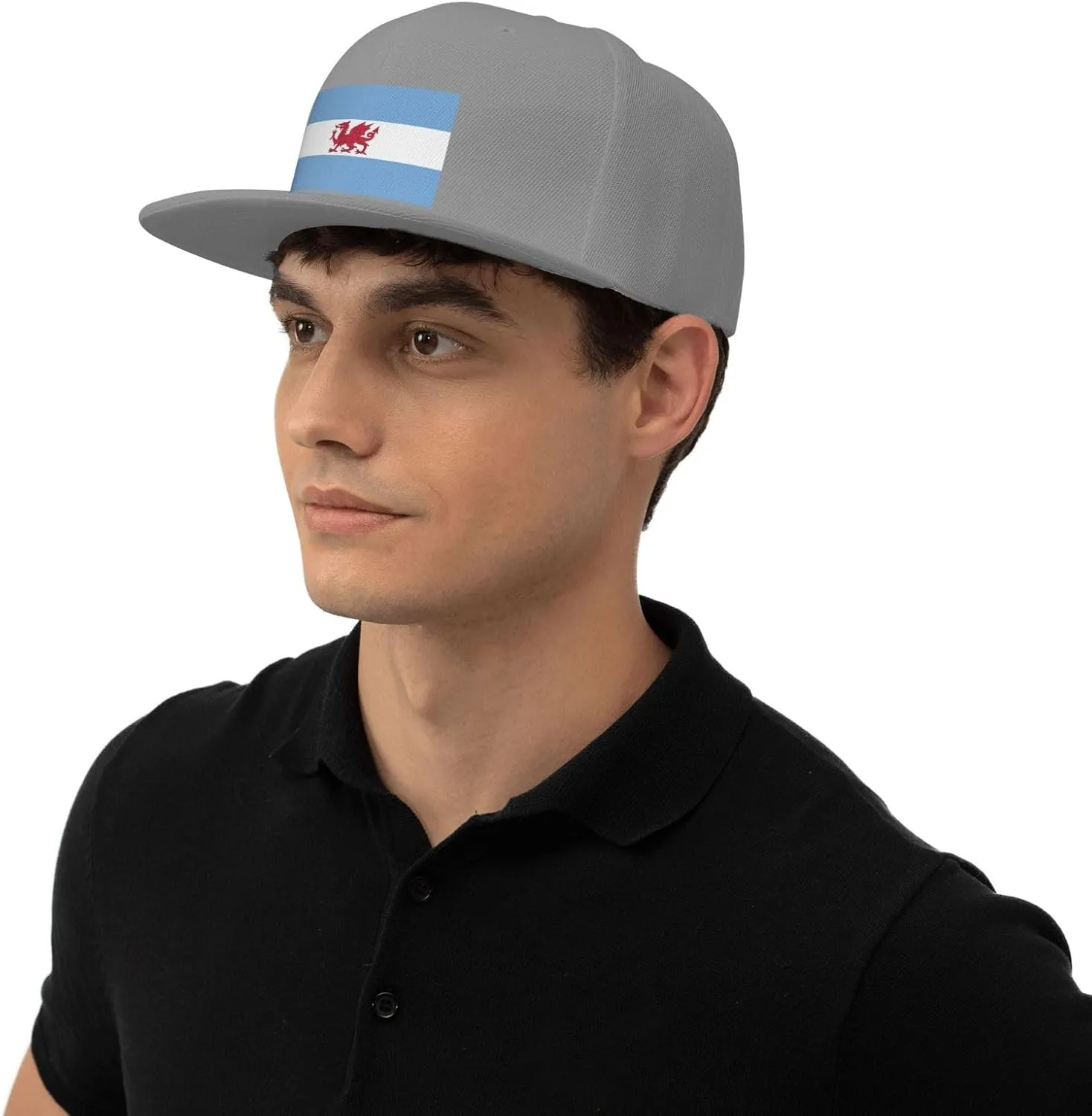 Flag of The Welsh Colony in Patagonia Baseball Cap for Men Women Snapback Hat Adjustable Flat Bill Hats