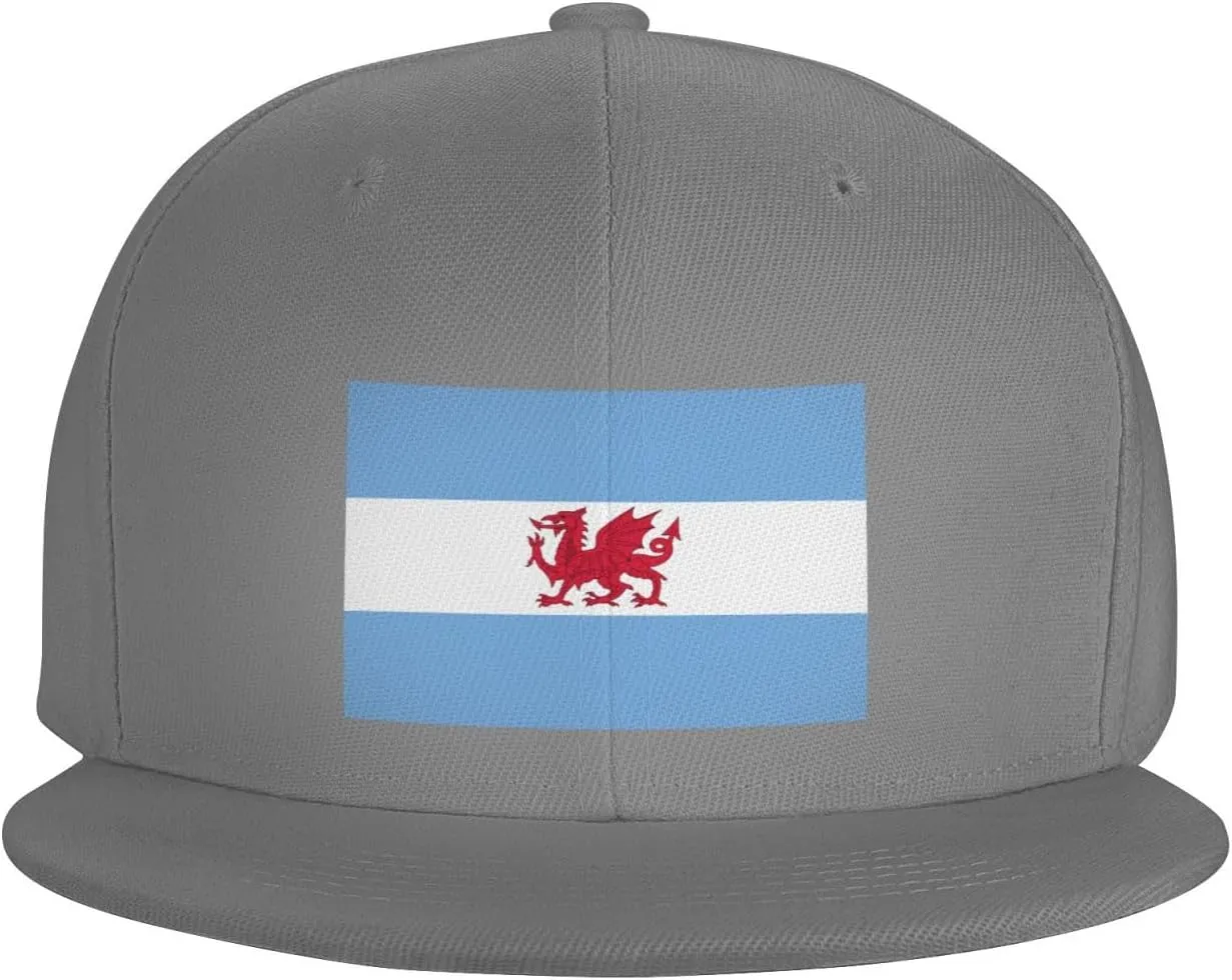 Flag of The Welsh Colony in Patagonia Baseball Cap for Men Women Snapback Hat Adjustable Flat Bill Hats