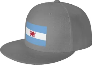 Flag of The Welsh Colony in Patagonia Baseball Cap for Men Women Snapback Hat Adjustable Flat Bill Hats