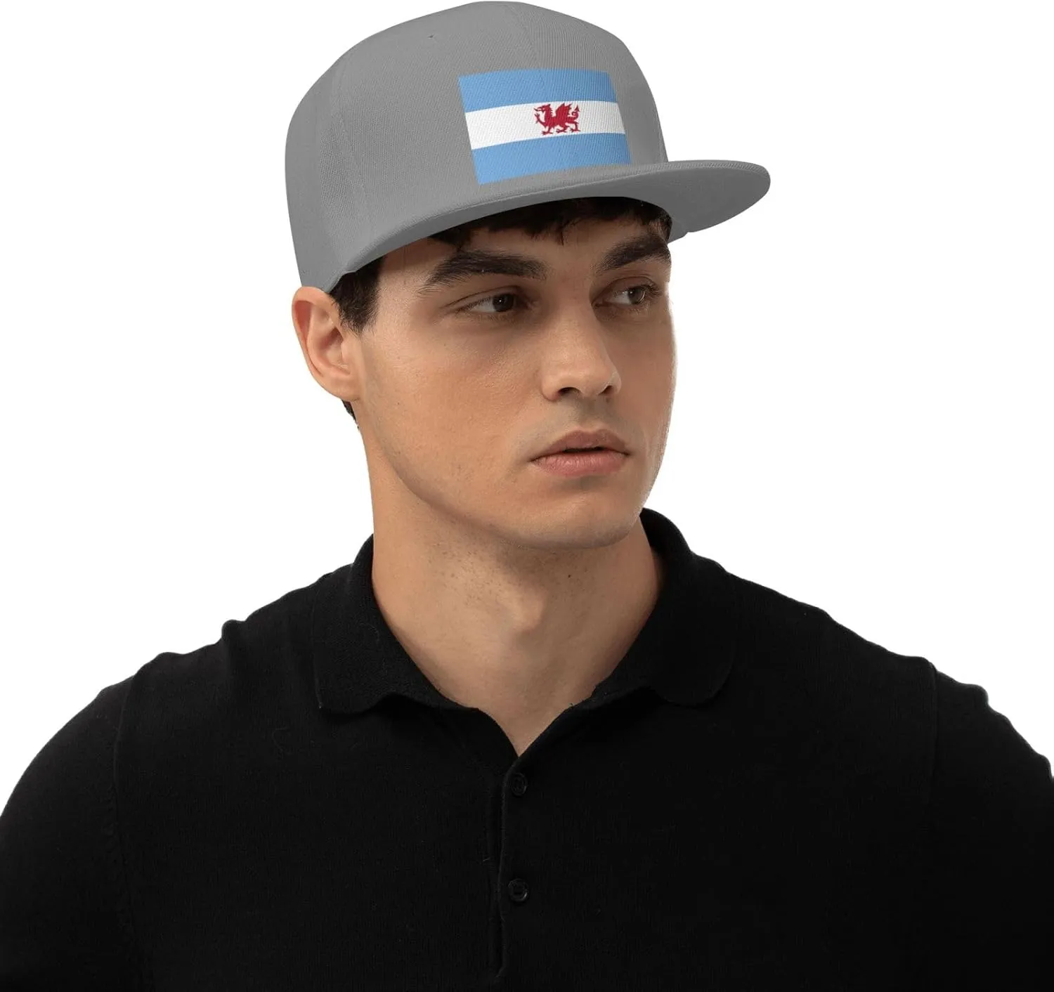 Flag of The Welsh Colony in Patagonia Baseball Cap for Men Women Snapback Hat Adjustable Flat Bill Hats