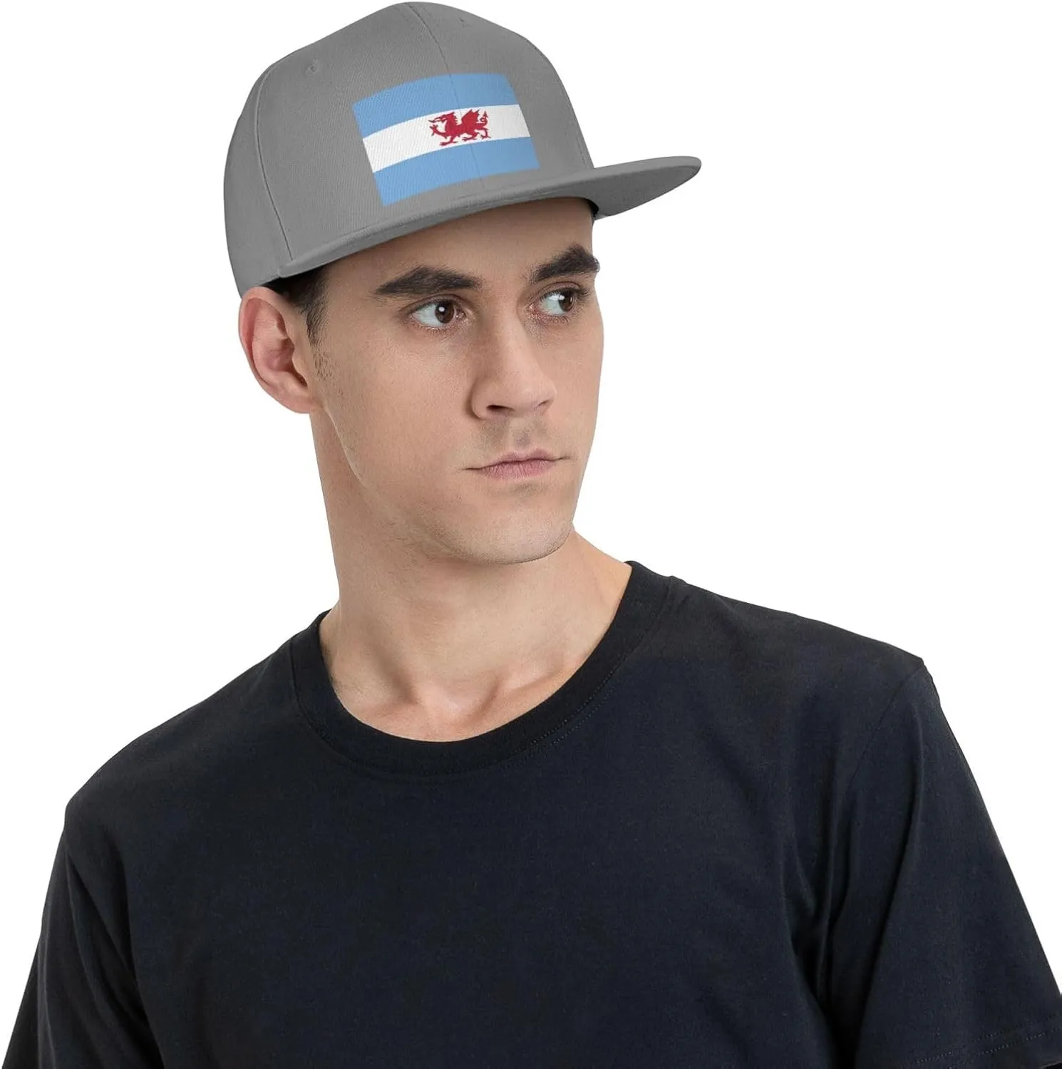 Flag of The Welsh Colony in Patagonia Baseball Cap for Men Women Snapback Hat Adjustable Flat Bill Hats