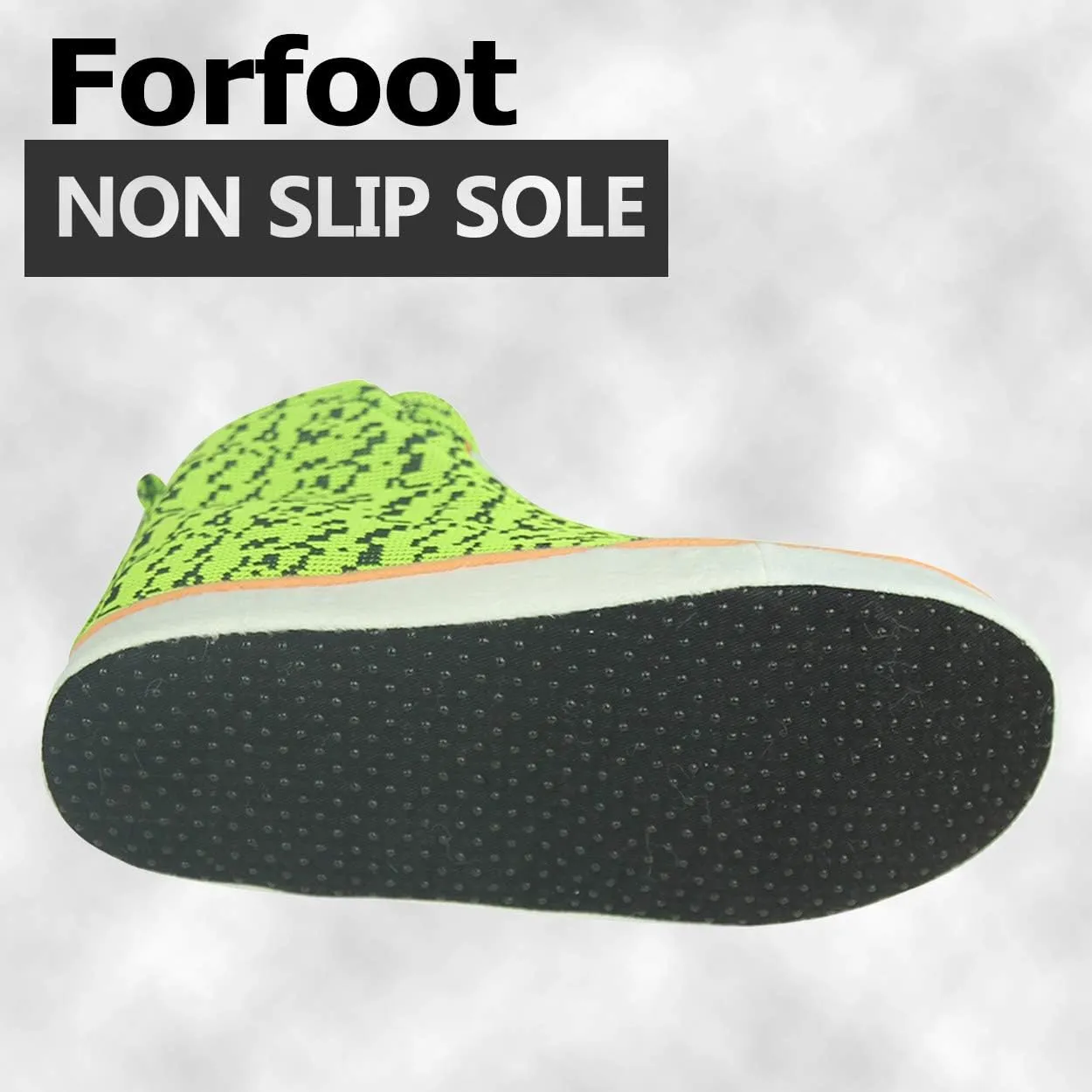 Forfoot Sneaker Slippers Men Comfy Cozy Indoor House Shoes Non Slip