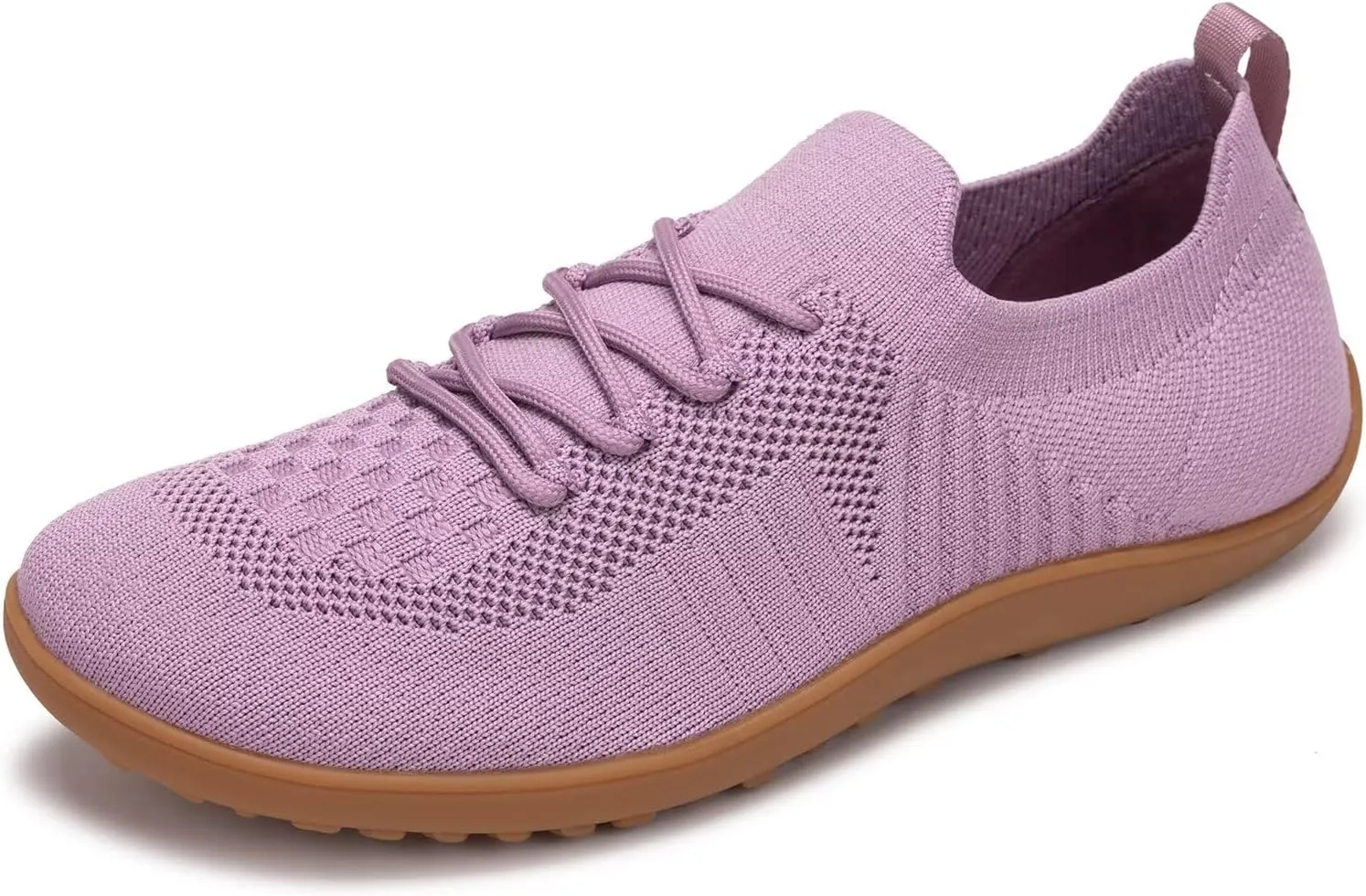 Frank Mully Womens Walking Shoes Wide Toe Box Barefoot Shoes Knitted Fashion Sneaker with Arch Support