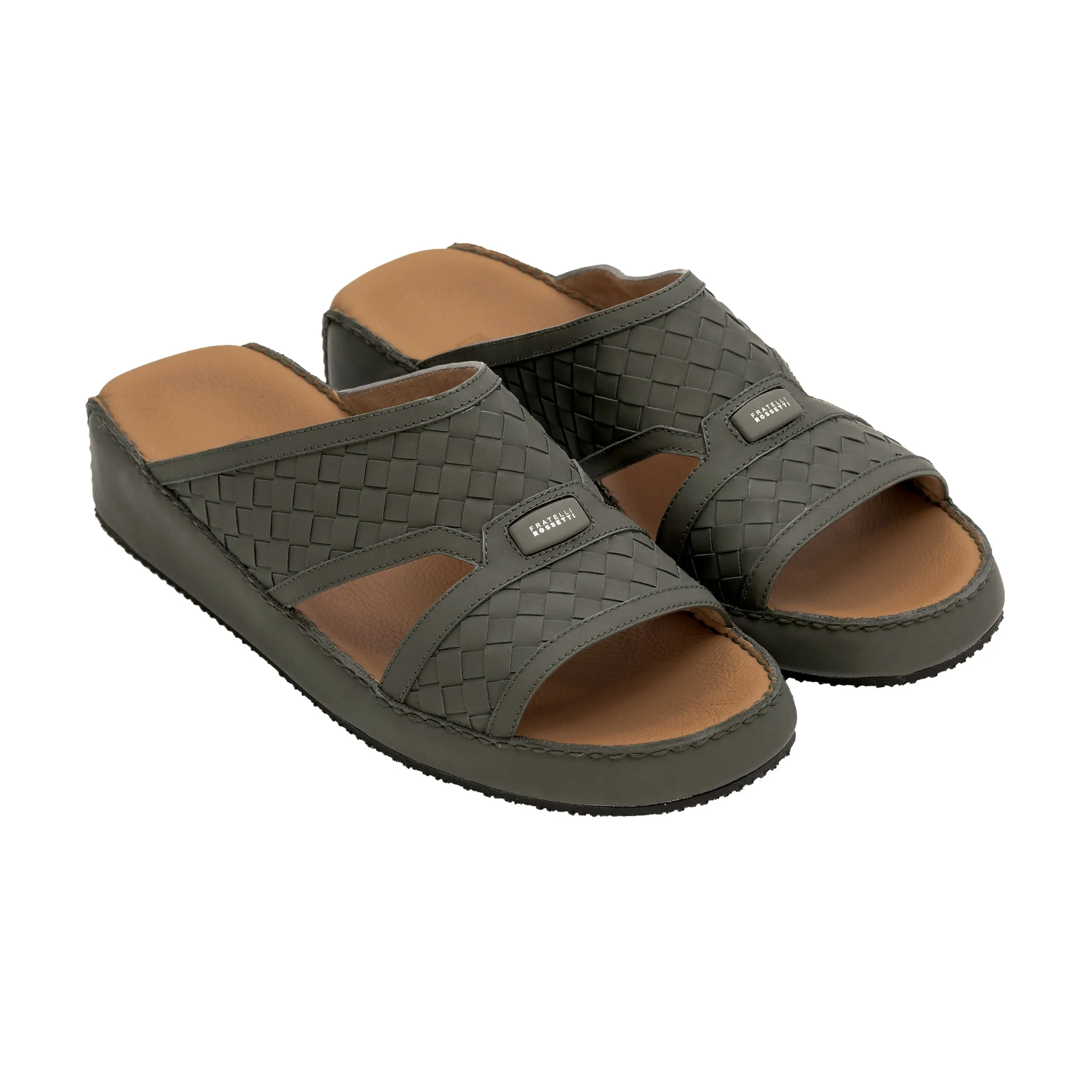 Fratelli Rossetti Plus Woven Gum Calf Sandal
