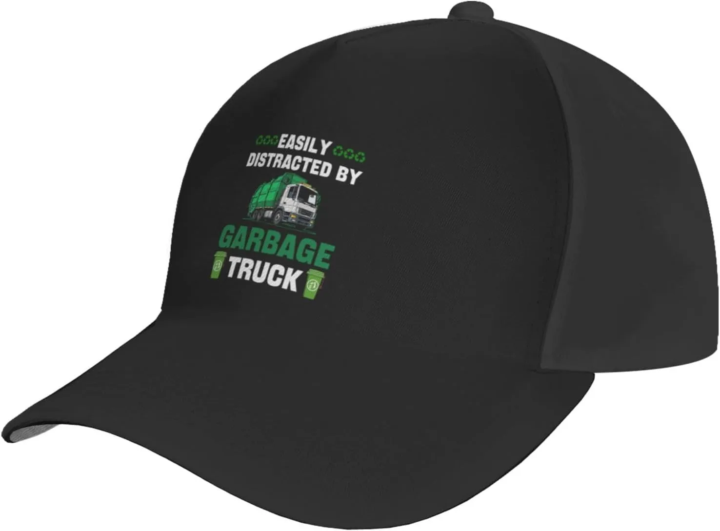 Garbage Day is My Favorite Day Funny Garbage Truck Baseball Hats for Men and Women Adjustable Trucker Hat Adult Baseball Cap