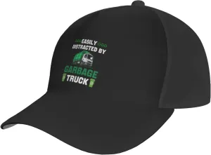 Garbage Day is My Favorite Day Funny Garbage Truck Baseball Hats for Men and Women Adjustable Trucker Hat Adult Baseball Cap