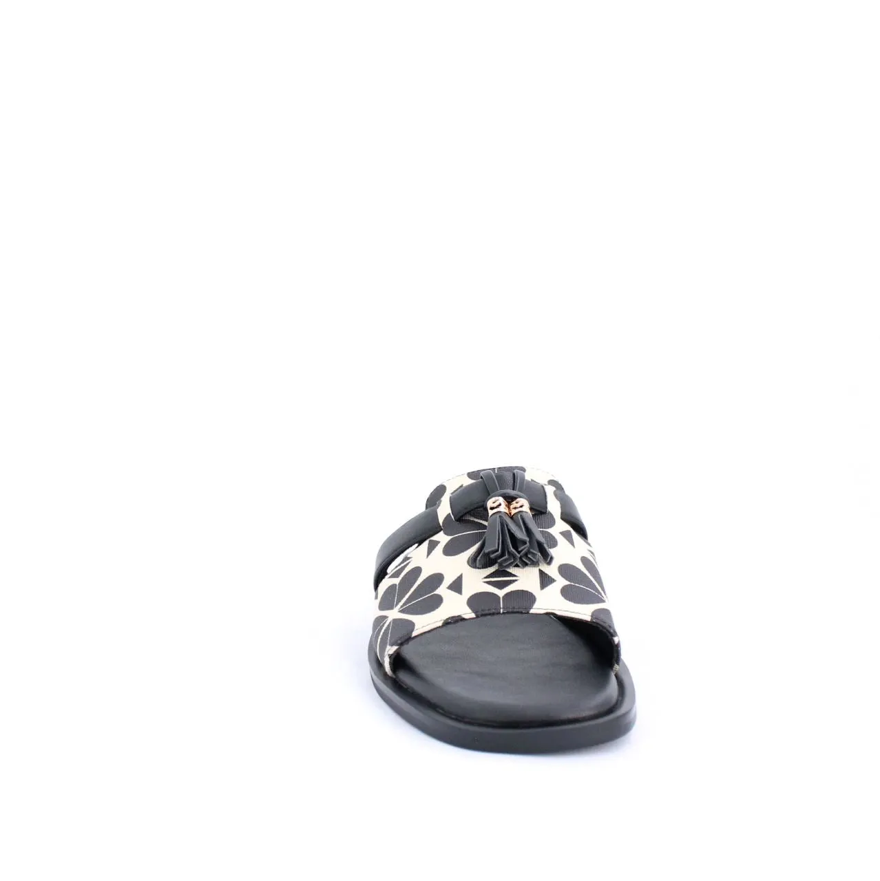 GEMA FLAT SANDAL - BLACK