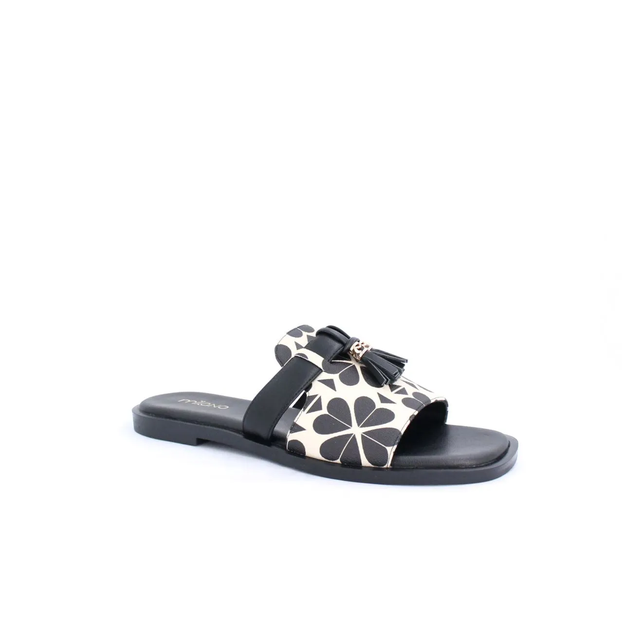 GEMA FLAT SANDAL - BLACK