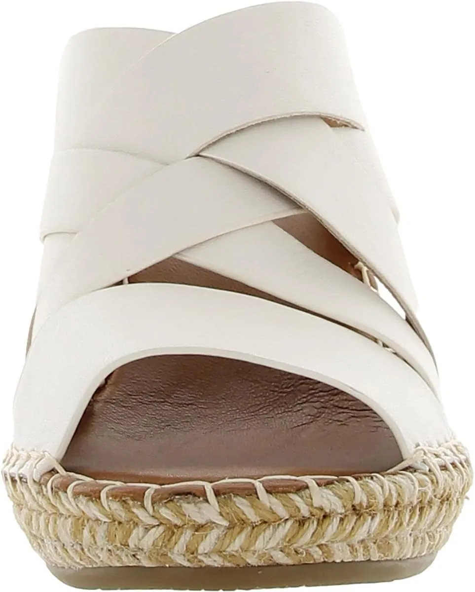 Gentle Souls Women's Charli Woven Strap Heeled Sandal