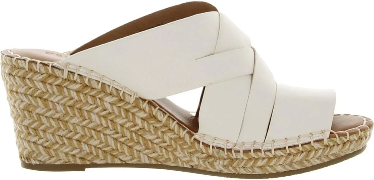 Gentle Souls Women's Charli Woven Strap Heeled Sandal