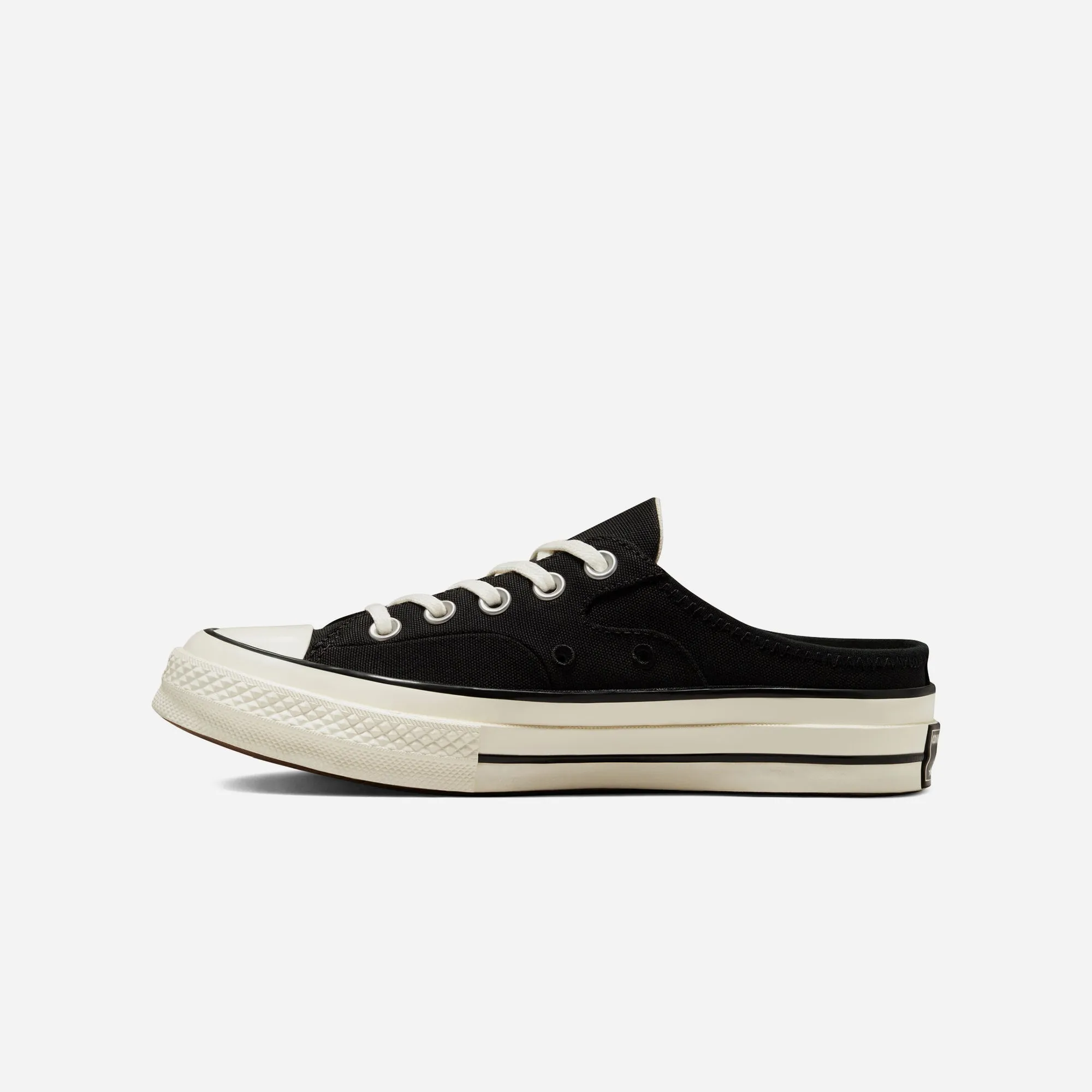 Giày Thời Trang Unisex Converse Chuck 70 Mule Recycled Canvas - Đen