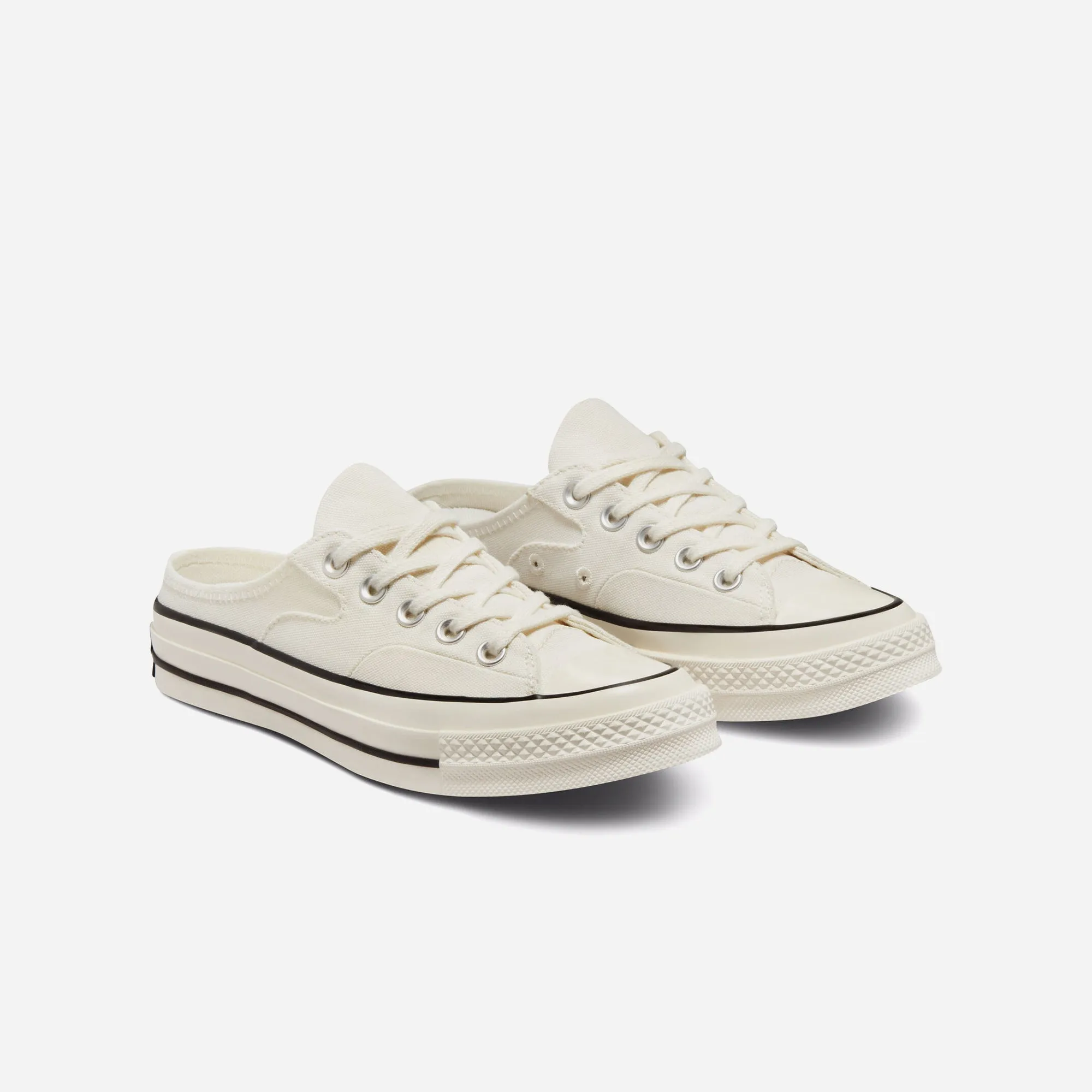 Giày Thời Trang Unisex Converse Chuck 70 Mule Recycled Canvas - Trắng