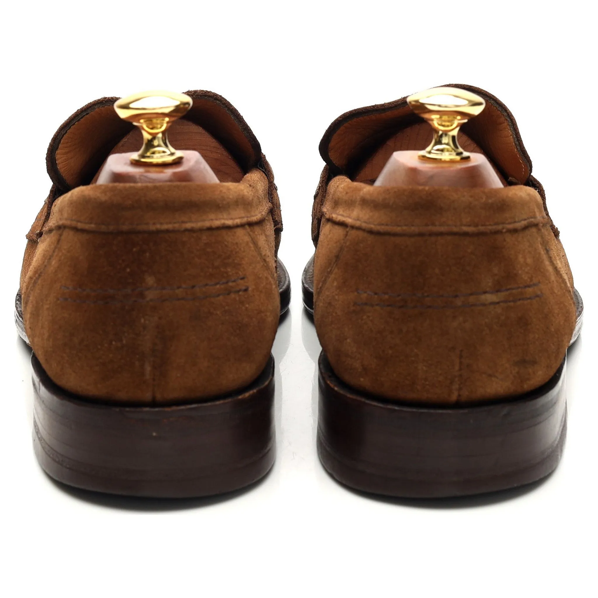 Gordon Scott 'Bardon' Snuff Brown Suede Loafers UK 9.5 E