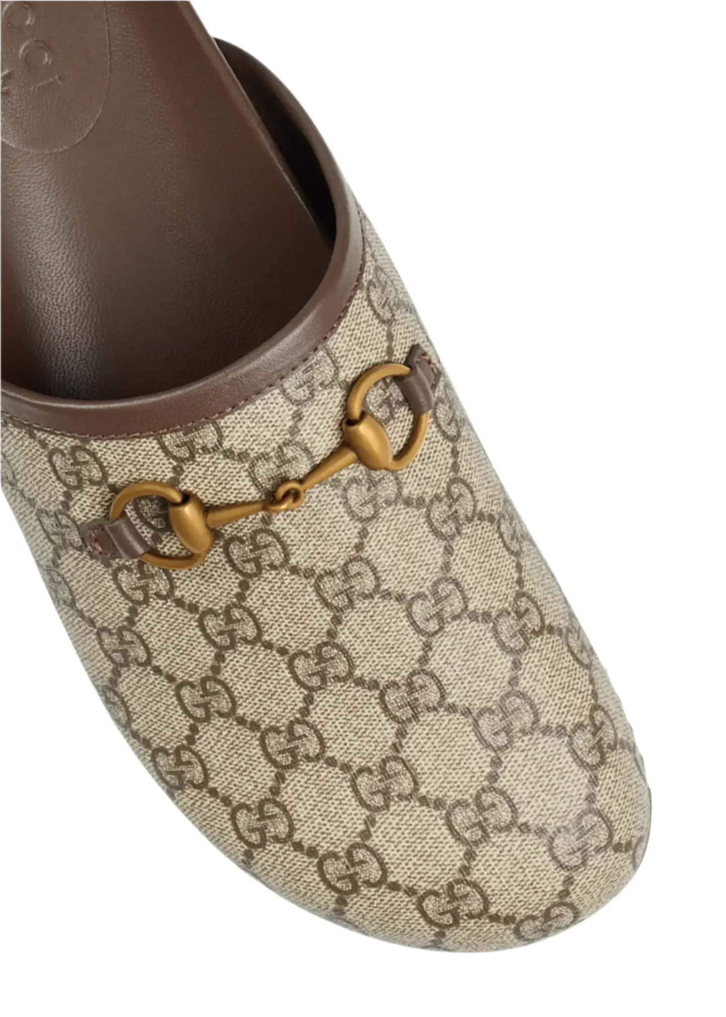 GUCCI  River GG Horsebit Slippers Mules