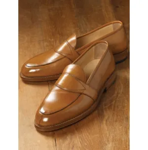 Handmade Tan Leather Dress Shoes for Men