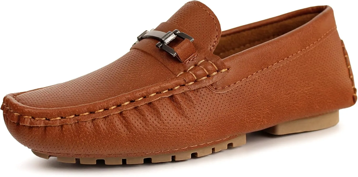 Hawkwell Kids Classic Penny Loafer Moccasin Dress Driver School Shoes